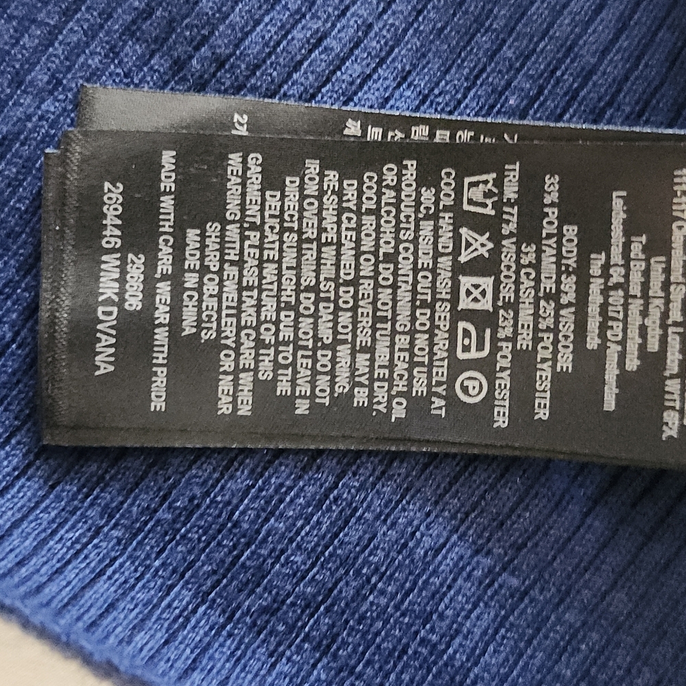 Ted Baker Navy Blue Sweater - Picture 6 of 9